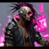 make a cyberpunk character art