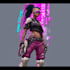 create cyberpunk character art