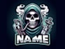 design custom mascot skull hookah logo