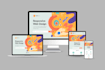 develop a custom responsive website using HTML CSS js PHP