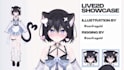 design and rig live2d vtuber character, vtuber rigging, live2d design, anime art