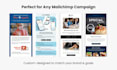 design professional mailchimp email template and newsletter