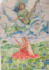 create a beautiful traditional mixed media illustration
