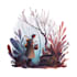 do paint a stylised watercolor illustration