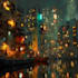 making a cyberpunk futuristic city art