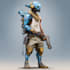 make sci fi character illustration or fantasy sci fi art for you