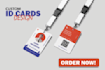 design modern id cards and badges