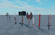 design a complete roblox environment or character modeling