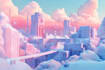 create a anime background and environment game  art