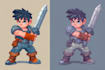 draw professional characters for 2d games in unity