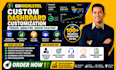 setup custom gohighlevel dashboard customize gohighlevel prospecting report
