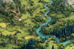 draw fantasy map illustration