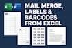 create automated bulk mail merge and mail list creation