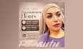 design authentic beauty salon, hair and lash flyer