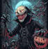 draw a scary horror creature and fantasy character concept art
