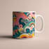 create a custom coffee mug design