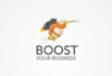 do modern high quality rocket logo desgin