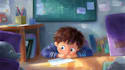 do children book illustrations with free cover and free story boarding