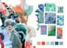 design fashion research moodboard and color palette for you