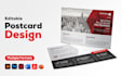 design an amazing postcard single or double side