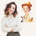 do disney cartoon portrait