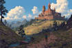 create fantasy landscape concept art