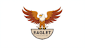 design eagle mascot logo with express delivery