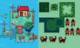 create pixel art tileset pixel art character sprites sprite sheet animation rpg