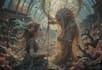 illustrate  high quality fantasy sci fi  character