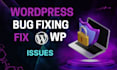 quickly fix wordpress bug and elementor error for a perfect website