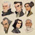 draw a sci fi character illustration or sci fi character