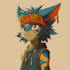 draw furry reference sheet custom fursona character design