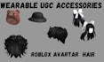 create roblox avatar ugc wearable accesories layered clothing hair game art prop