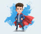 draw a superhero cartoon characters