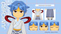 design a custom pngtuber character model with expressions