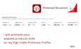 promote your link on my high traffic pinterest profile