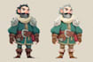 draw 2d game character for dnd art