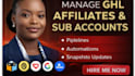 set up gohighlevel affiliate manager and affiliate tracking system