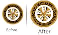 fix and clean up ai logo, recreate, redraw, and vectorize in 2 hours