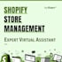 manage your shopify store as a professional virtual assistant