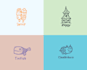 make a fun and whimsical hand drawn logo