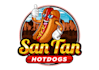 quality hot dog logo with my own creative thinking