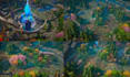 do unity3d game environment design stylized 3d game level map design 3d scene