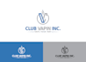 do modern professional smoking, vape logo design
