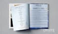 design funeral flyer, obituary trifold program