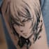 make custom anime manga tattoo design