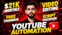 setup a youtube automation channel and create top 10 faceless cash cow videos