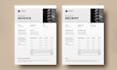 design urgent custom invoice, letterhead, receipt, proposal, PDF template