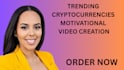 create trending cryptocurrencies video for your youtube channel