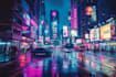 make cyberpunk city and background art illustration